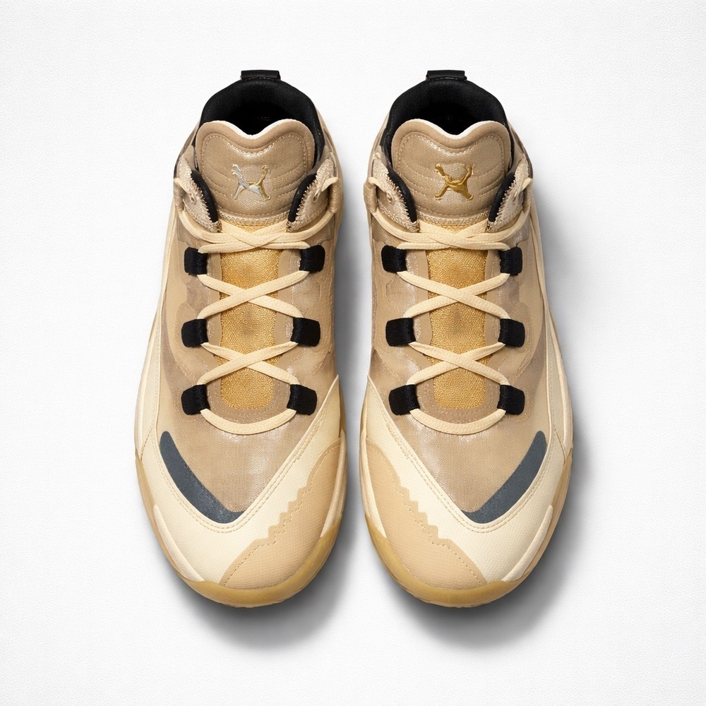 Jordan Why Not Zer0.4 Basketball Shoes Tan Beige Black Mens 8.5